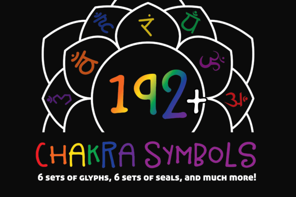 70 Chakra Symbols for Mindful Creativity