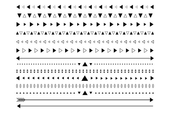 Arrow Divider Border Clip Art