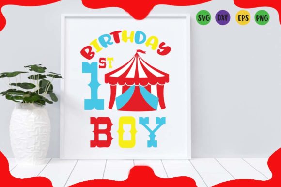 Birthday Boy Circus Tent Design