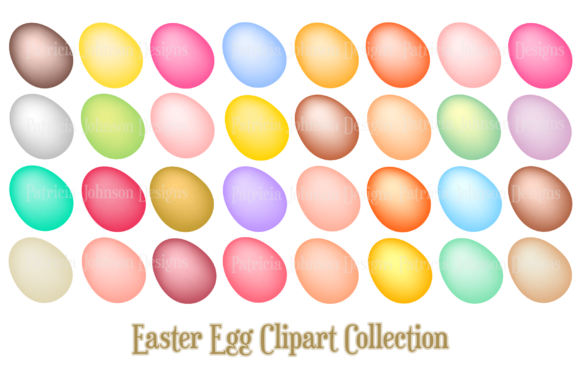 Easter Eggs and Flowers Clip Art Collection: A Versatile Design Resource for Creative Projects