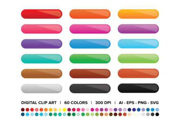 Gradient Web Button Clip Art