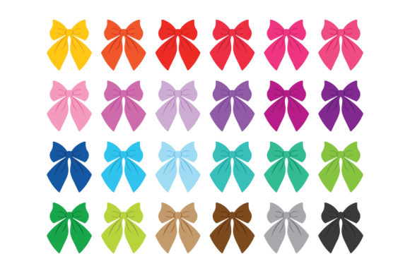 Ladies Bow Tie Clip Art for Creative Projects