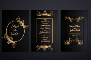 Luxury Wedding Invitation Set