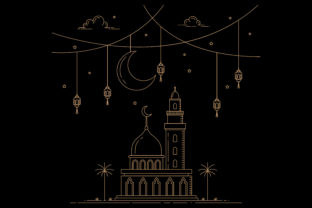 Mono Line Style Design Islamic: A Modern Interpretation of Traditional Aesthetics