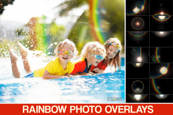 Rainbow Overlays for Creative Projects