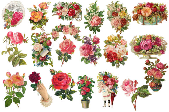 Roses Clip Art for Creative Projects
