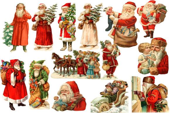 Santa Clip Art for Creative Projects