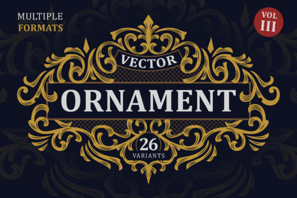 Victorian Vector Ornaments Vol. III